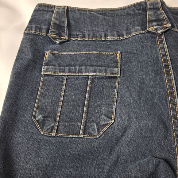 Bluenotes Hiphugger Flare Low Rise Womens Jeans Size 33x32 (Size 10) Vintage - Picture 13 of 16